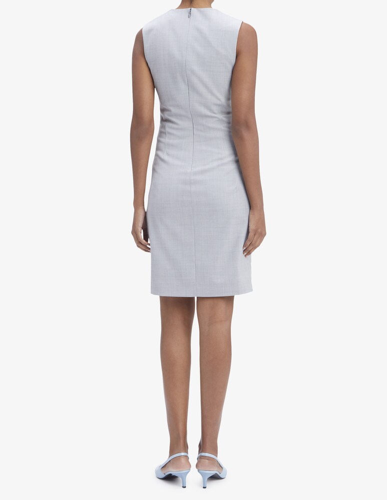 Calvin Klein Vestito tubino a manica corta fresco lana Acquista Ora