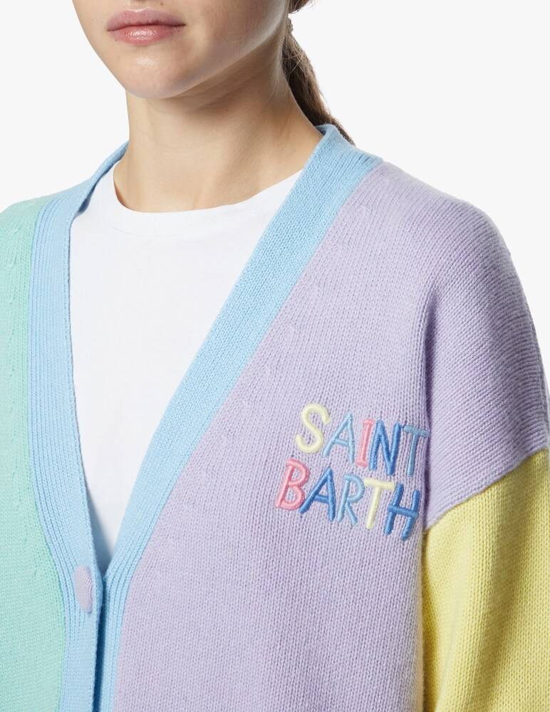 MC2 Saint Barth Cardigan in misto lana Chloe Qualità