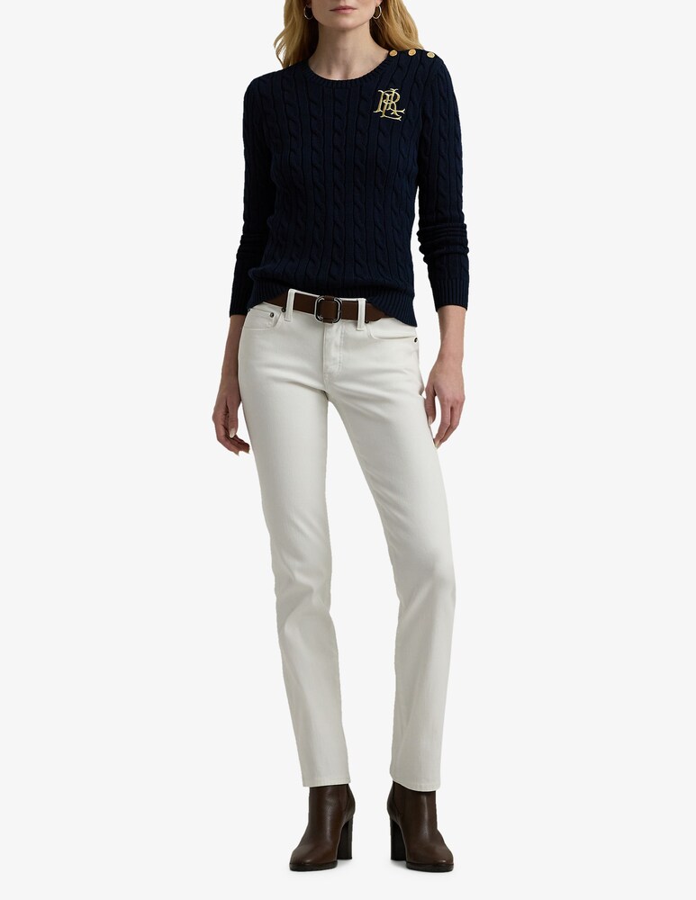 Lauren Ralph Lauren Maglione in cotone Outlet
