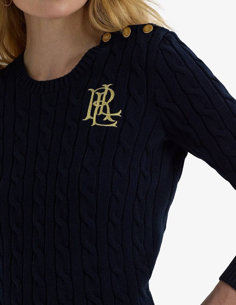 Lauren Ralph Lauren Maglione in cotone Outlet