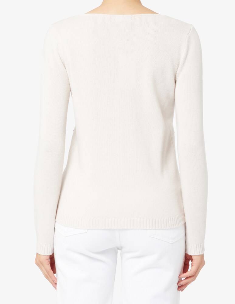 Elizabeth Ascot Maglione in misto lana Vendita Economica
