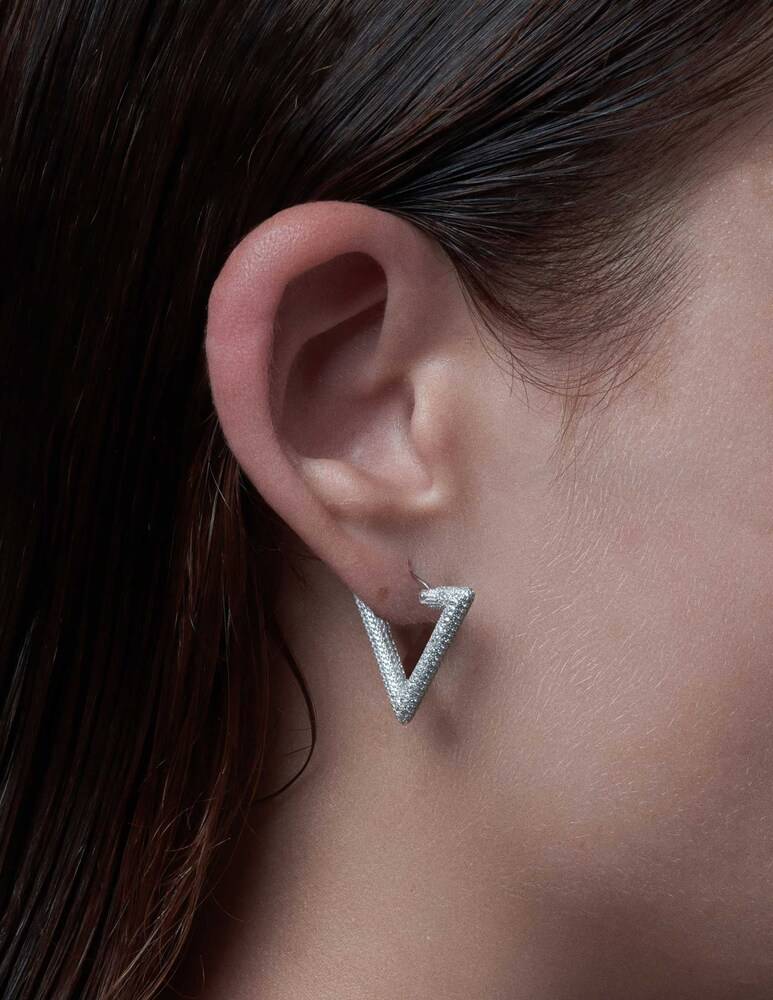 LAG World Orecchino singolo a triangolo mini Artic Sottocosto
