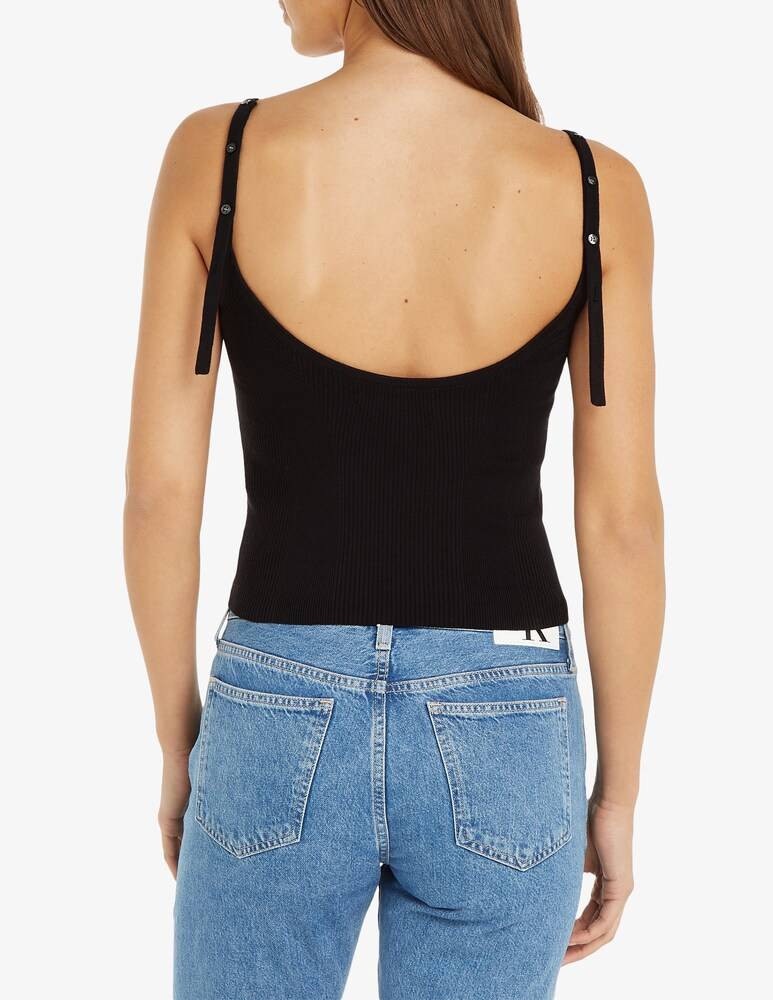 Calvin Klein Jeans Top in misto cotone Novità