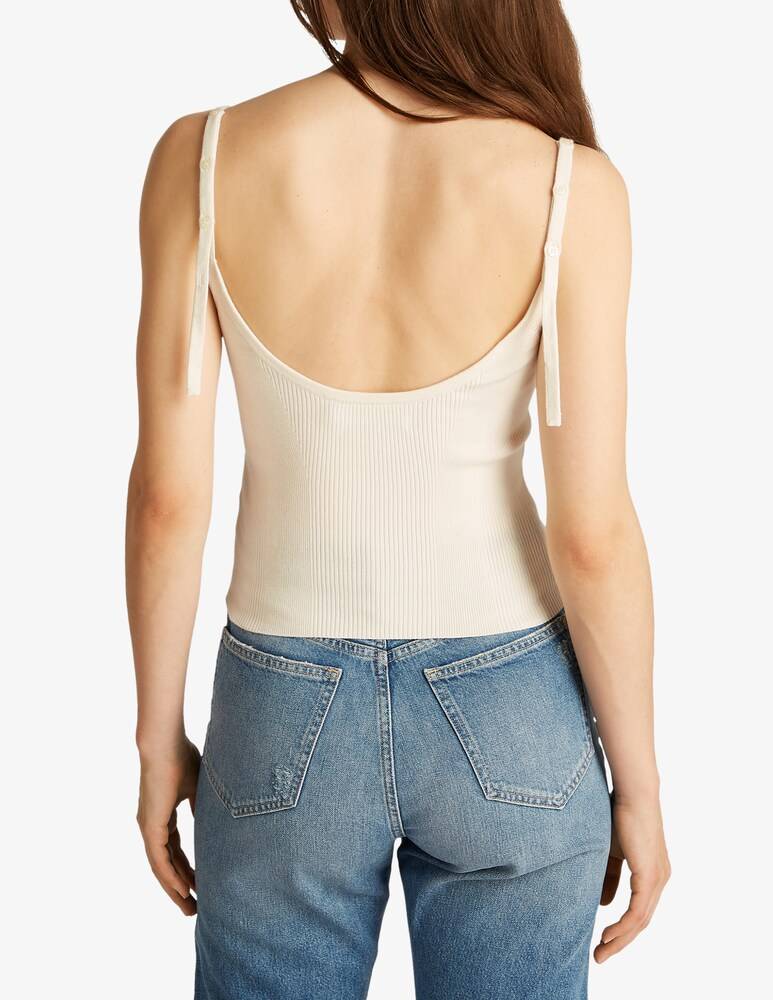 Calvin Klein Jeans Top in misto cotone Presa