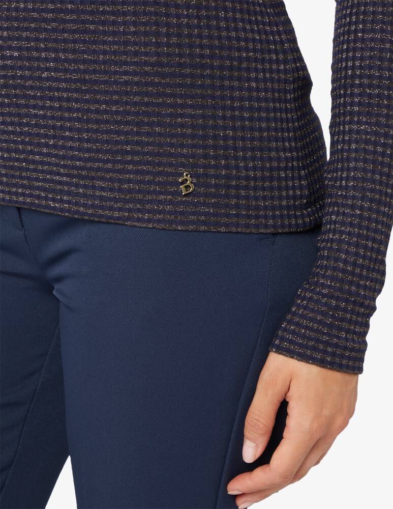 iBlues Piovra maglietta in lurex rigata Offerta