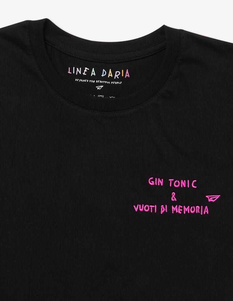 Linea Daria T-shirt Gin Tonic & Vuoti di Memoria Affare Del Giorno