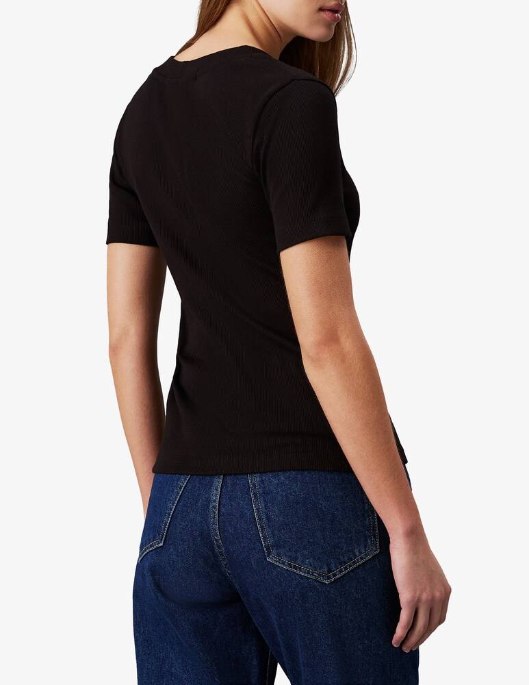 Calvin Klein Jeans T-shirt in misto cotone Outlet