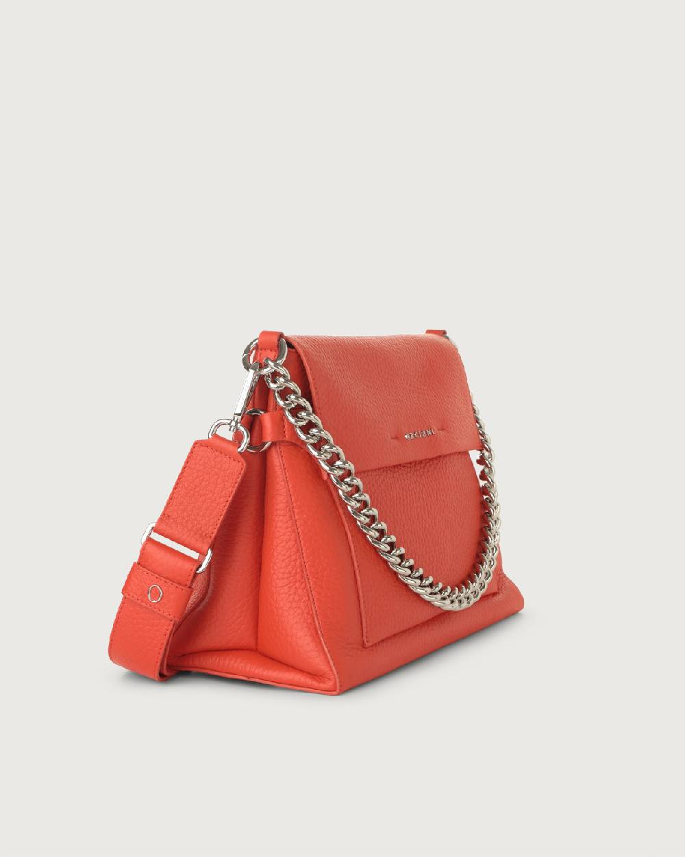 ﻿Orciani Borsa a spalla Missy Soft in pelle con catena e tracolla Saldi Di Fabbrica