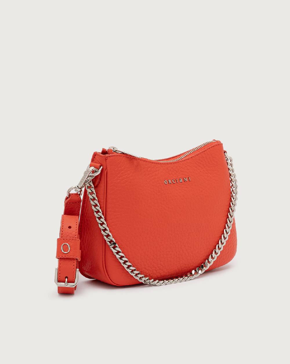 Orciani Borsa crossbody mini New Moon Soft in pelle martellata I Più Venduti