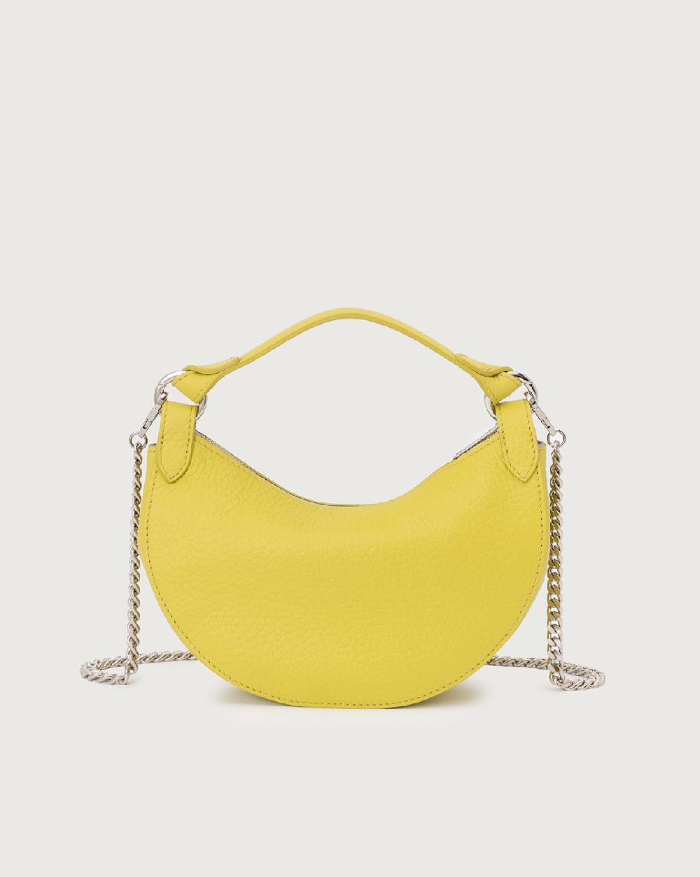 Orciani Mini Bag Dumpling Soft in pelle con tracolla Italia