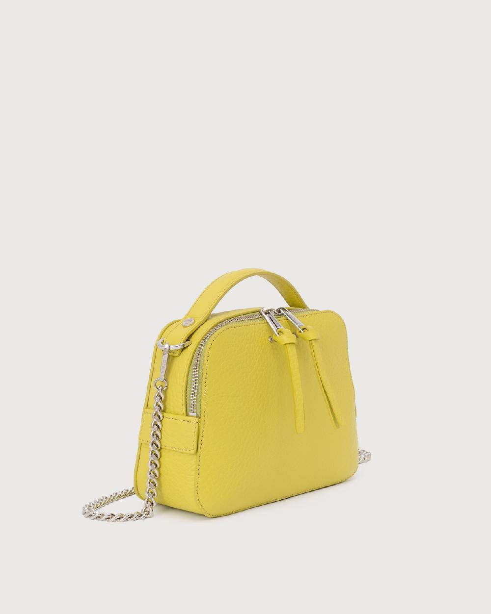Orciani Mini Bag Chéri Soft in pelle a mano con tracolla In Linea