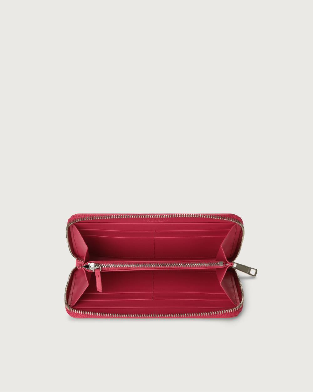 Orciani Portafoglio grande Liberty in pelle con zip Sconto