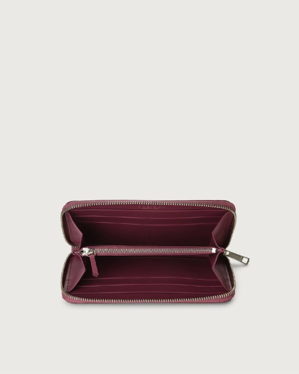 Orciani Portafoglio grande Liberty in pelle con zip Saldi