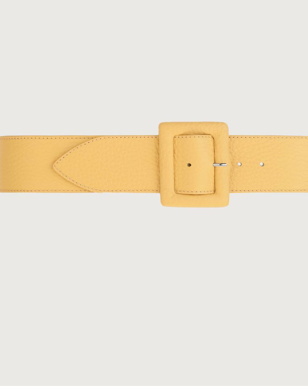 Orciani Cintura alta Soft in pelle con fibbia rivestita Saldi Di Fabbrica