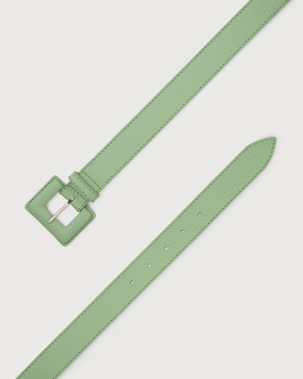 Orciani Cintura Soft in pelle con fibbia rivestita Vendite Flash