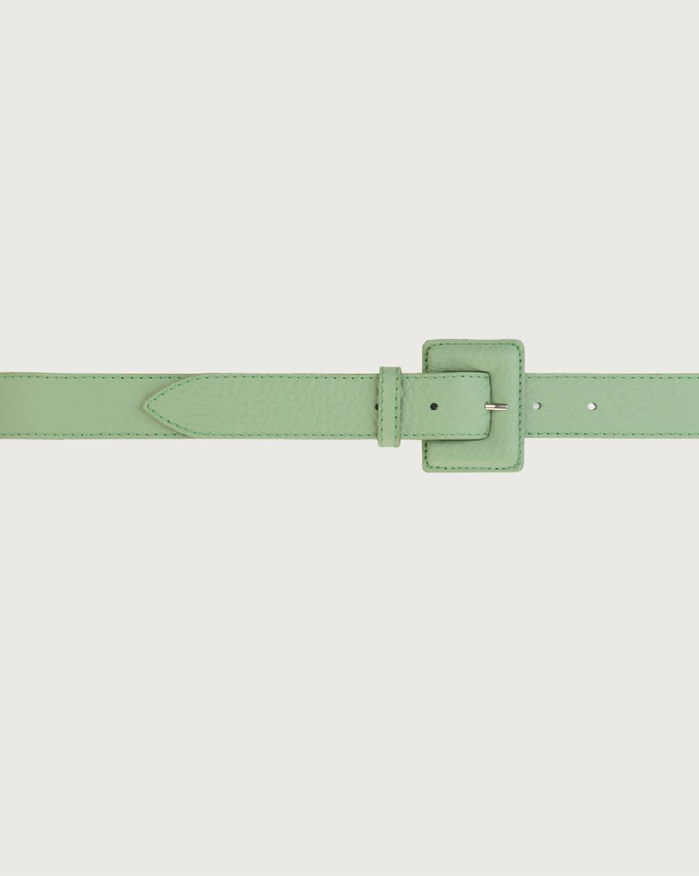 Orciani Cintura Soft in pelle con fibbia rivestita Vendite Flash