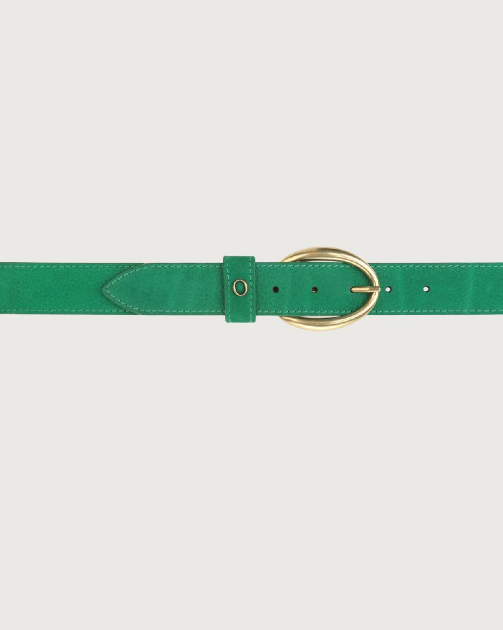 Orciani Cintura Nabucco in nubuck con monogram Italy