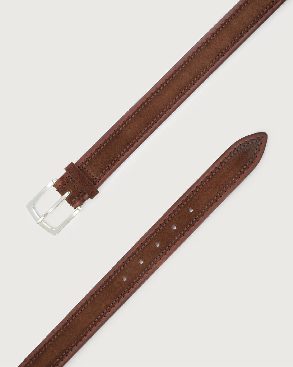 Orciani Cintura Cloudy in suede con ricamo In Linea