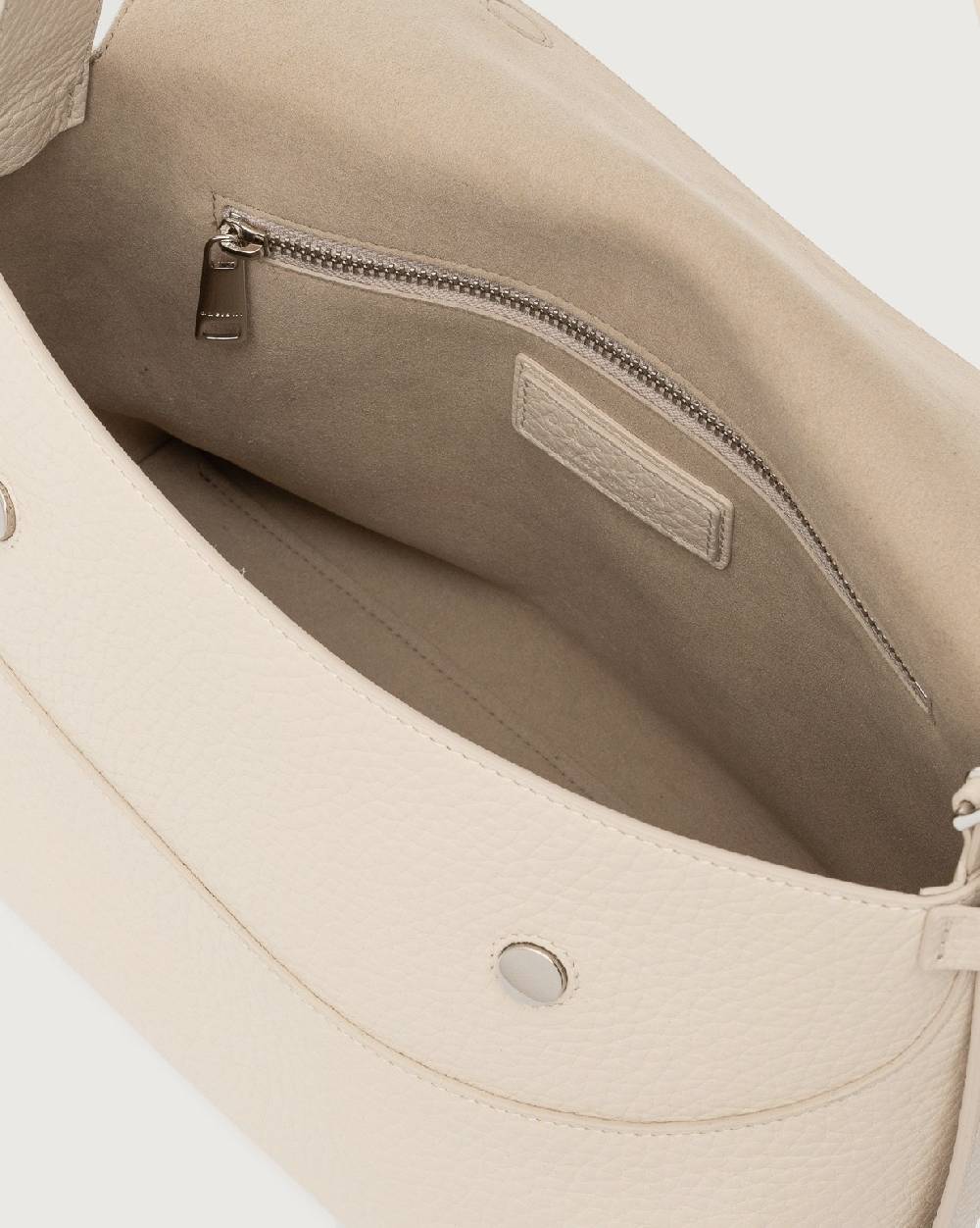 Orciani Borsa a spalla Nana Soft in pelle martellata con tracolla Fino Al -60%