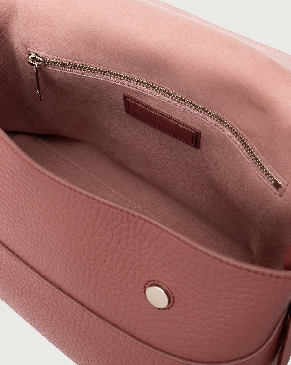 Orciani Borsa a spalla Nana Soft in pelle martellata con tracolla Shopping Online