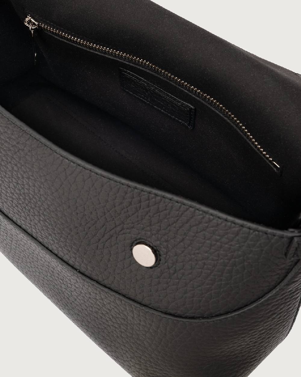 Orciani Borsa a spalla Nana Soft in pelle martellata con tracolla Sconto