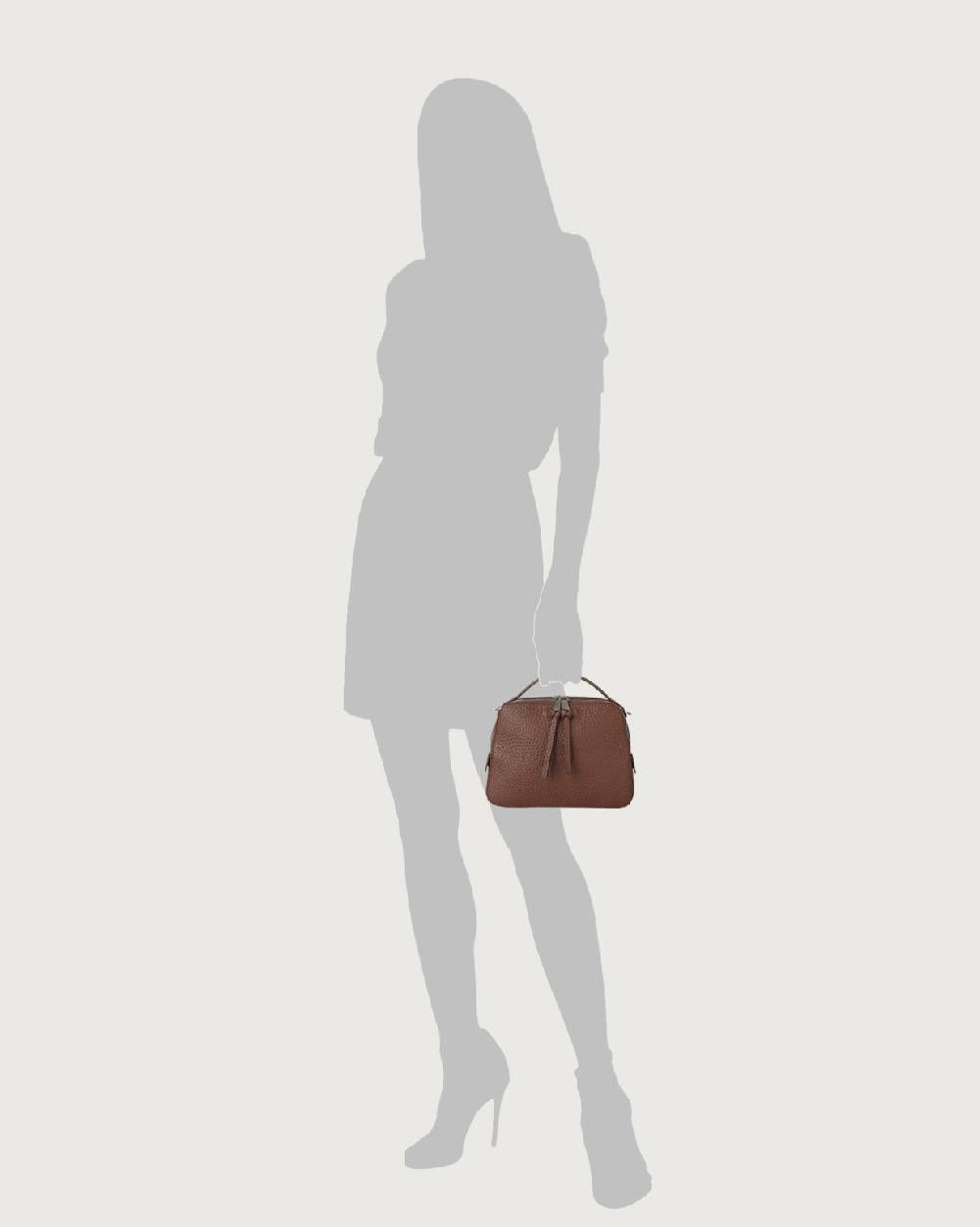 Orciani Mini Bag Chéri Soft in pelle a mano con tracolla Economico