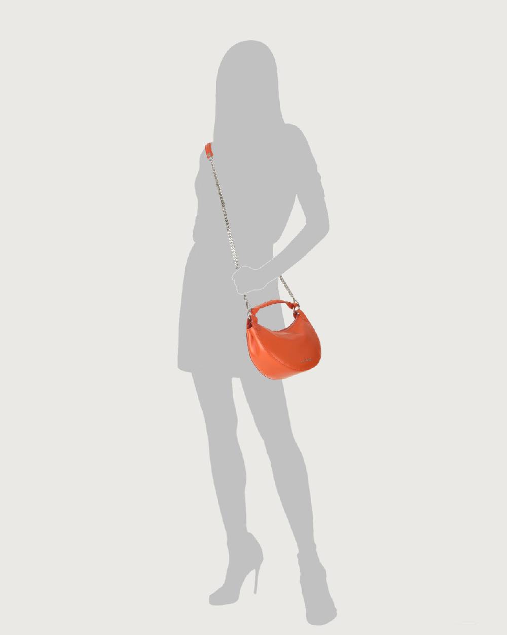 Orciani Mini Bag Dumpling Vanity in pelle con tracolla In Vendita