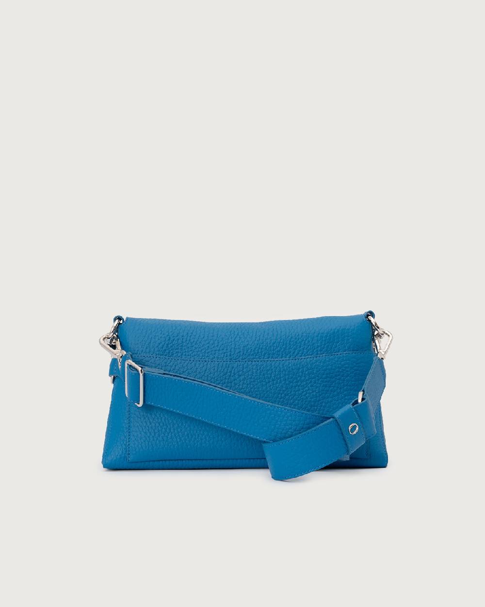 Orciani Borsa a spalla Missy Longuette Soft in pelle con catena e tracolla Vendita Calda