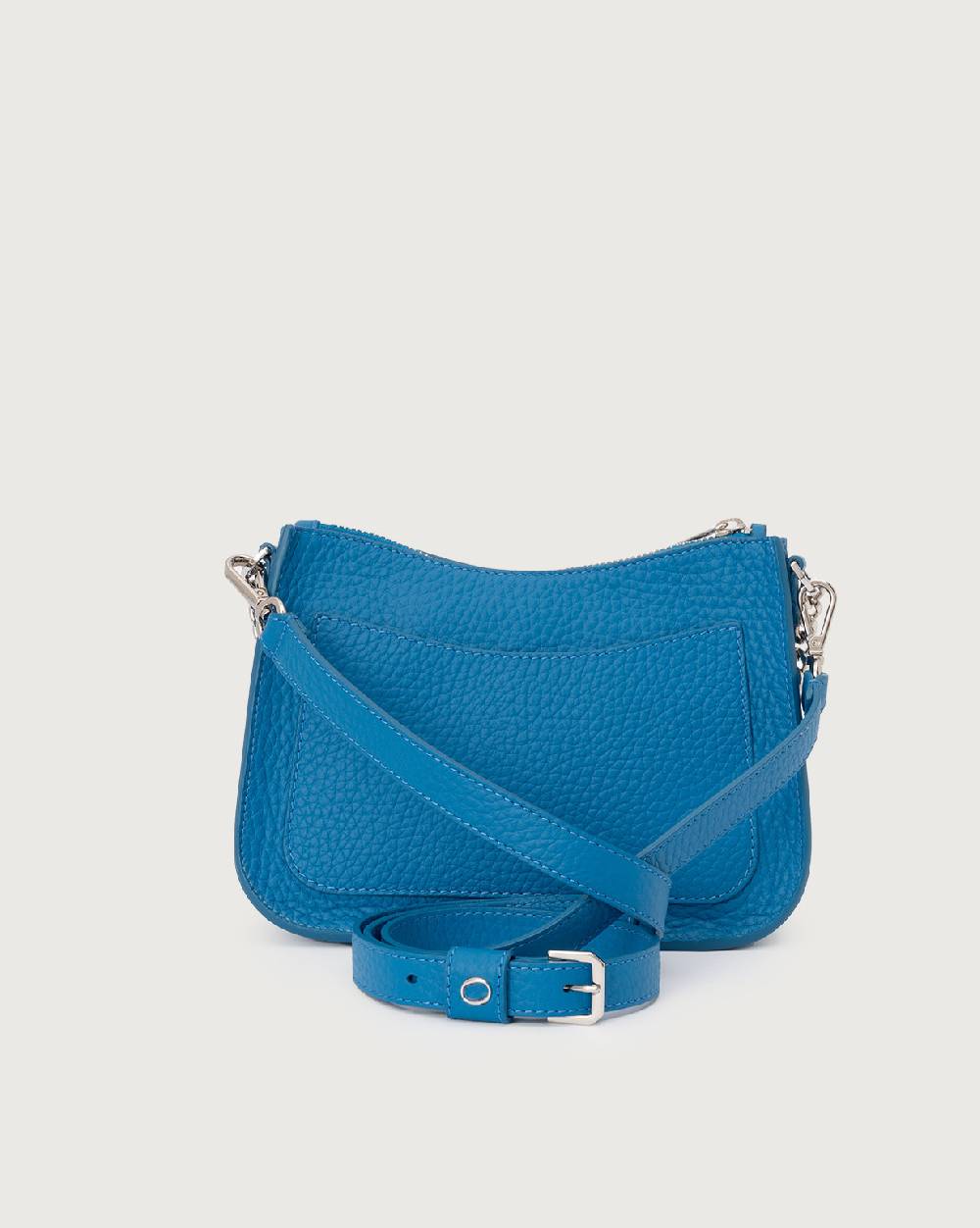 Orciani Borsa crossbody mini New Moon Soft in pelle martellata Vendite Flash