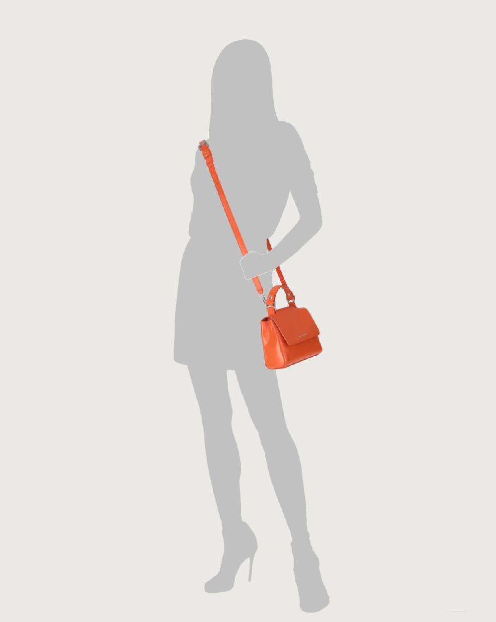 Orciani Borsa Sveva Vanity Mini a mano in pelle con tracolla 2025
