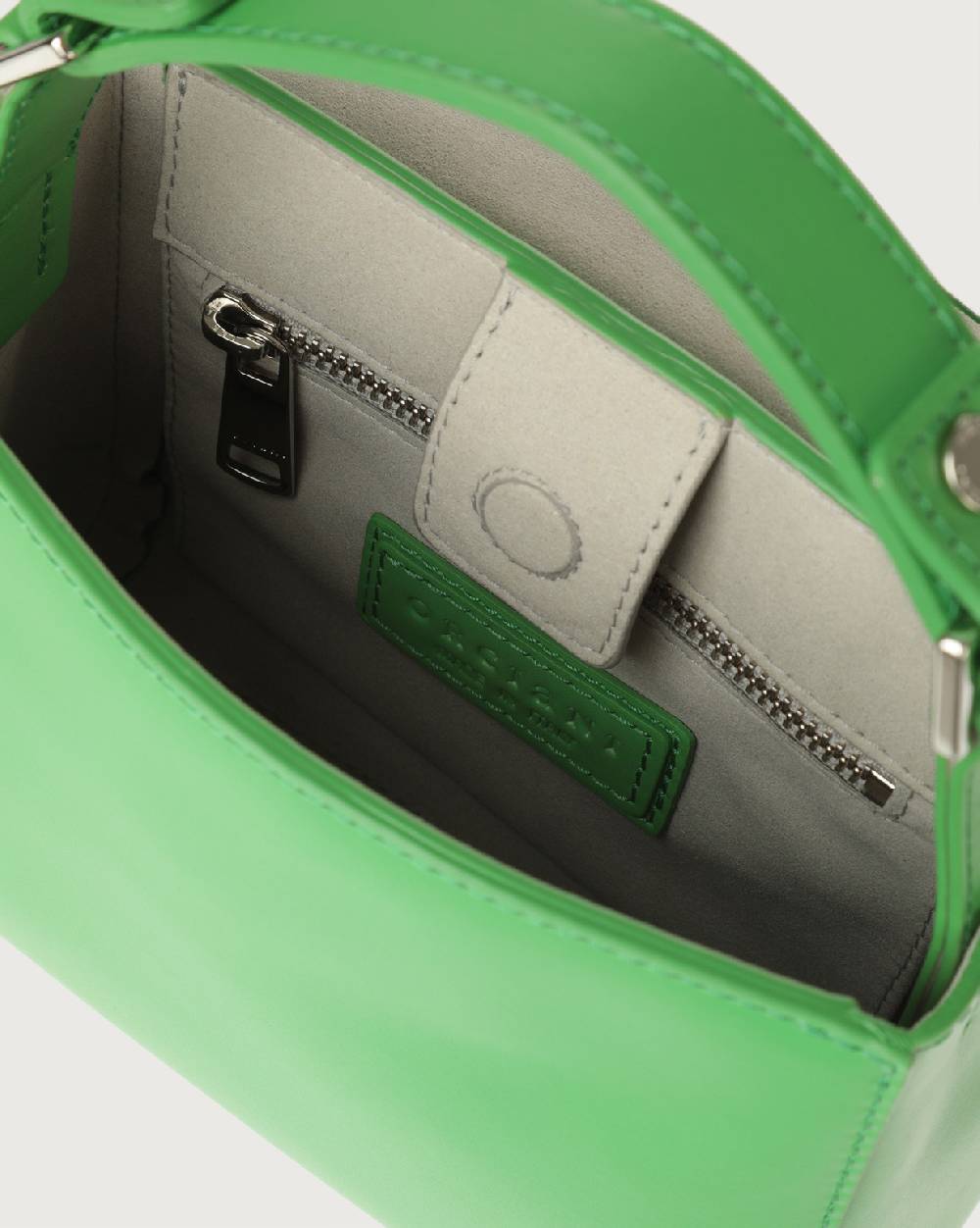 Orciani Borsa Sveva Vanity Mini a mano in pelle con tracolla In Linea