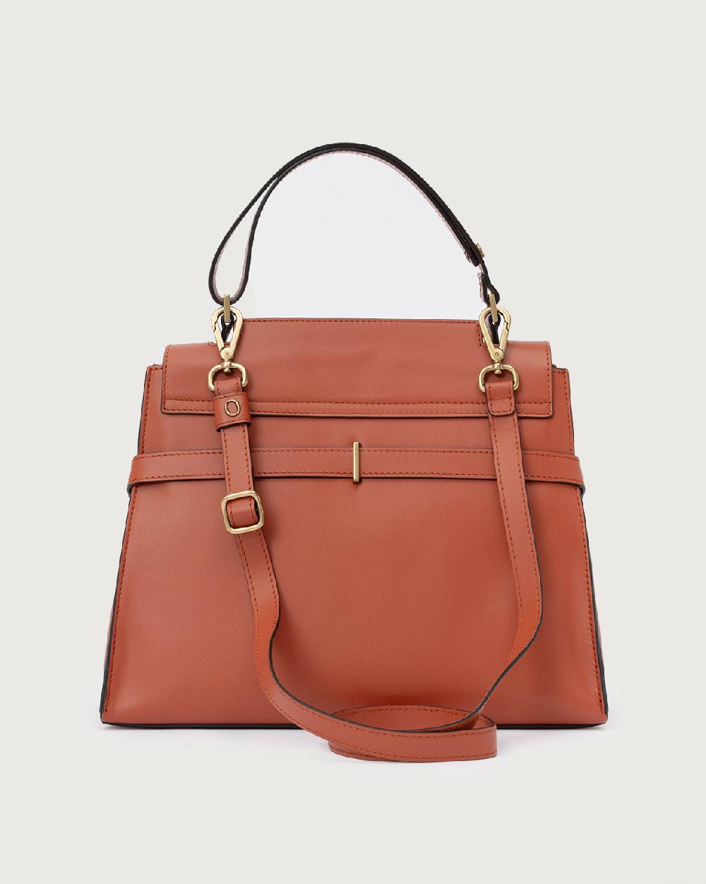 Orciani Borsa Sveva Couture Media a spalla in pelle con tracolla Promozione Limitata