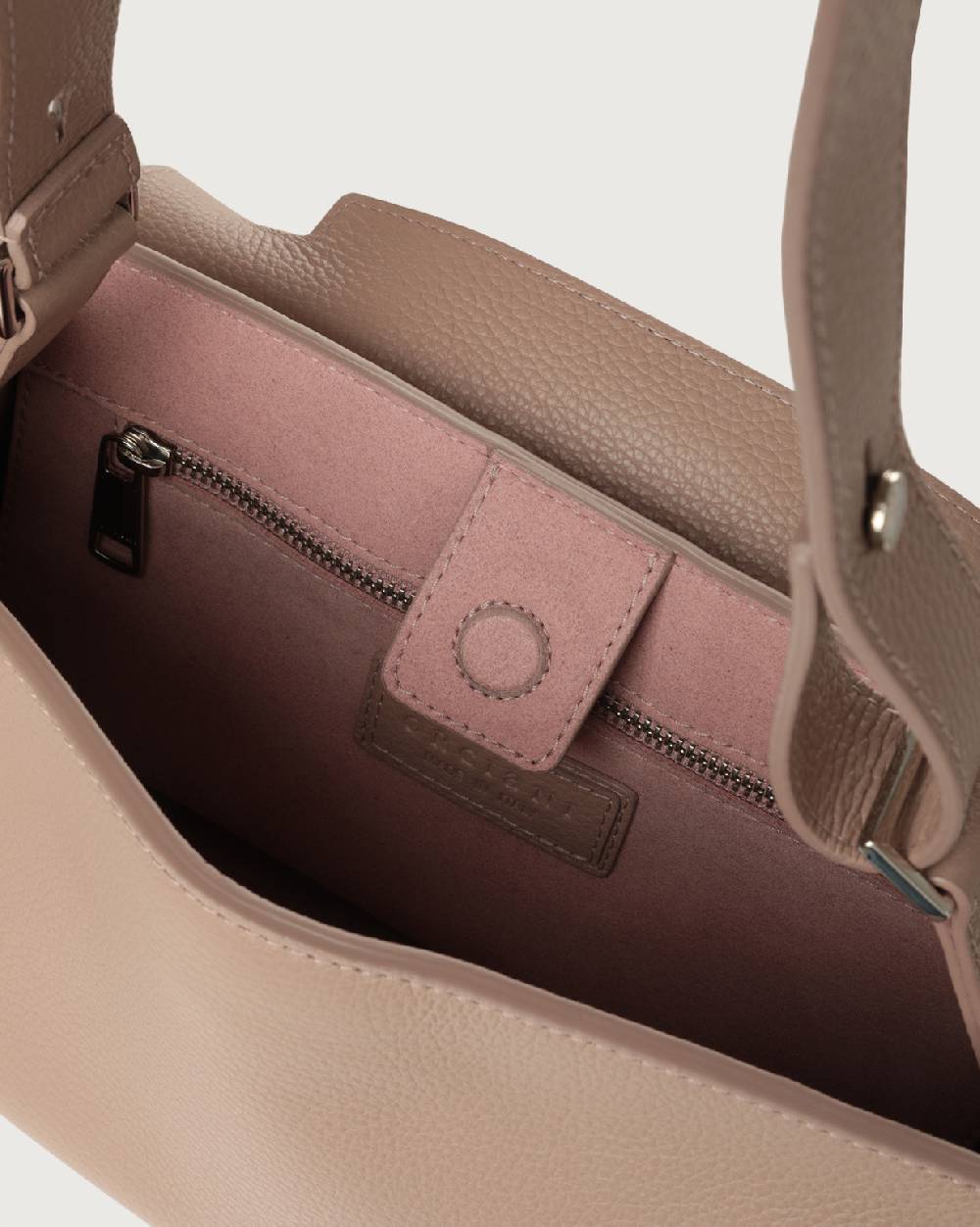 Orciani Borsa Sveva Longuette Sense in pelle con tracolla Sottocosto