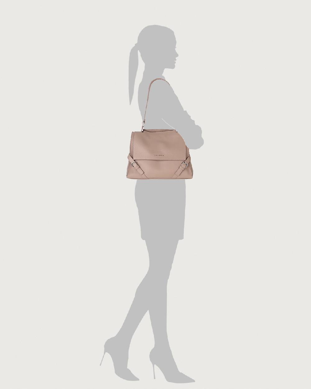 Orciani Borsa Sveva Sense Media a spalla in pelle con tracolla Convenienza