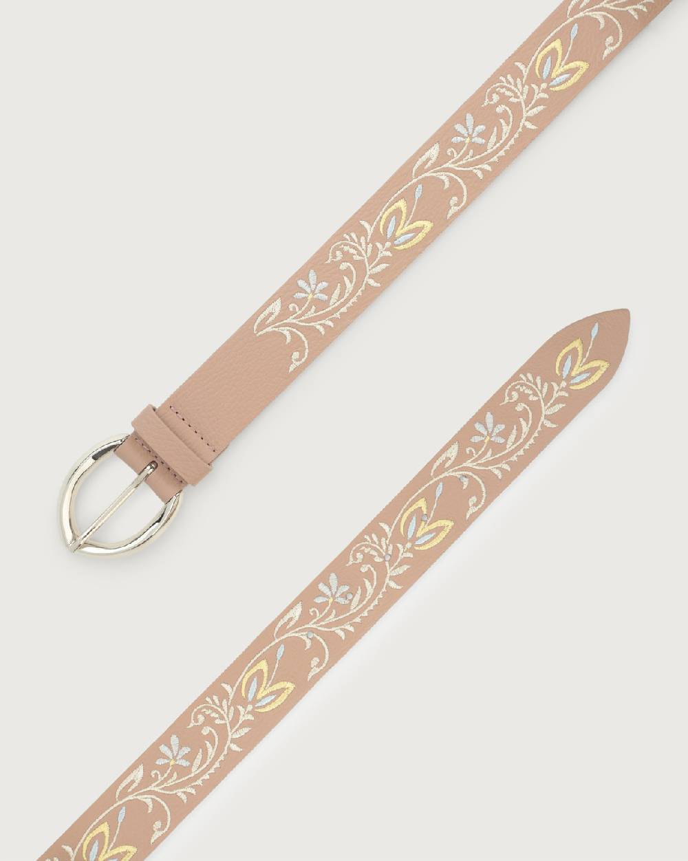 Orciani Cintura Sense Tulip in pelle In Vendita