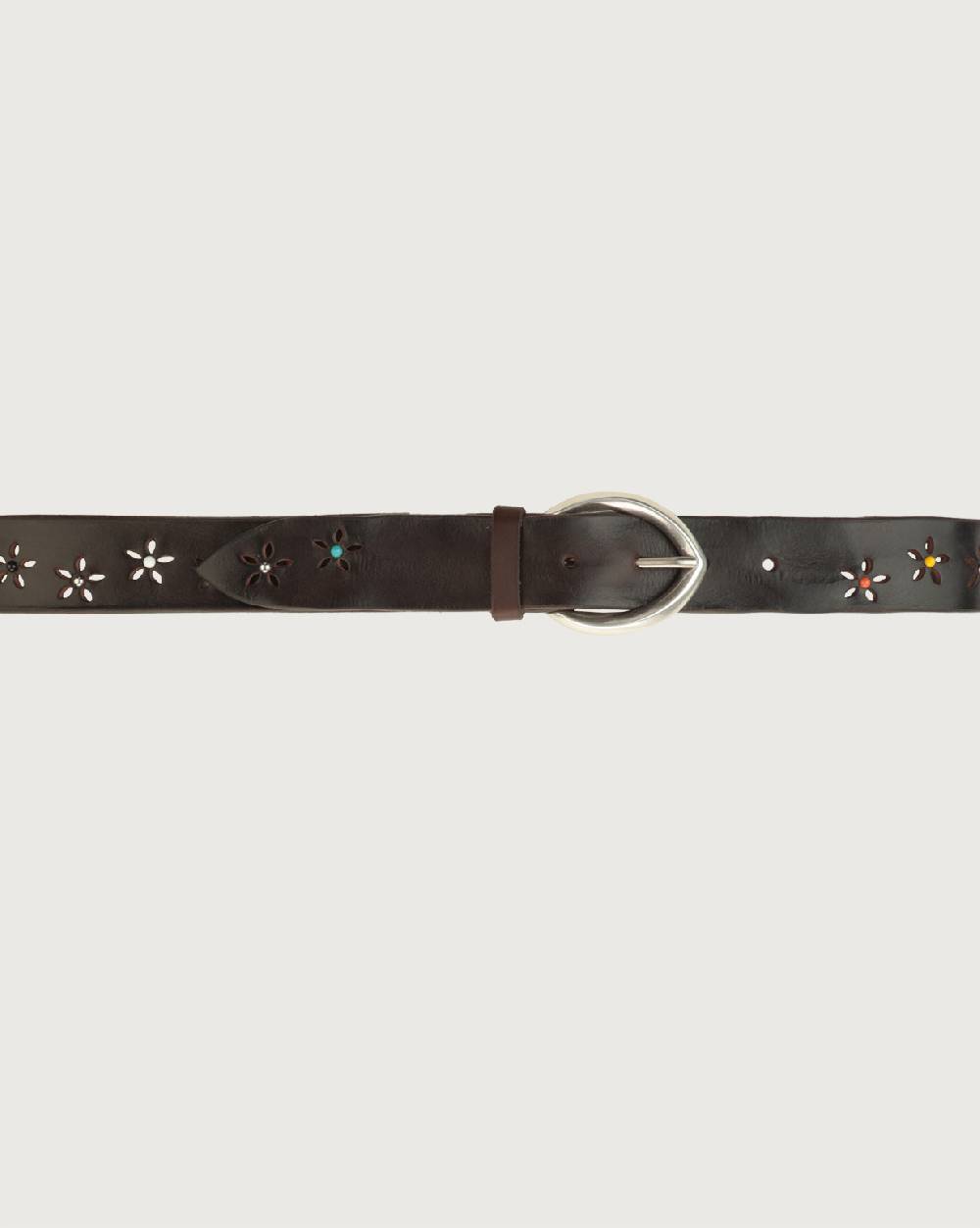 Orciani Cintura Bull Soft B in cuoio con borchie Vendita Economica