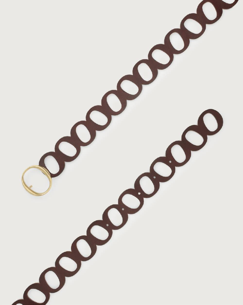 Orciani Cintura monogram Bull Soft in cuoio fibbia ottone I Più Venduti