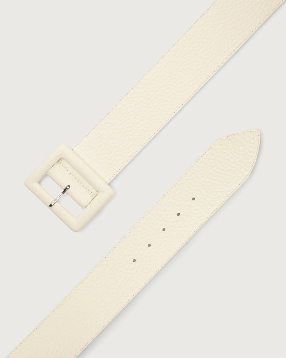 Orciani Cintura alta Soft in pelle con fibbia rivestita Vendite Flash