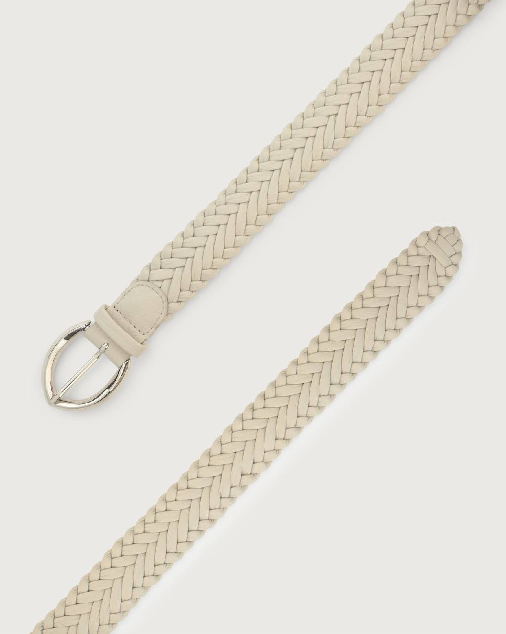 Orciani Cintura intrecciata Sense in pelle 3,5 cm Negozio