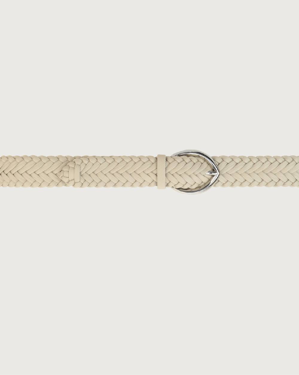 Orciani Cintura intrecciata Sense in pelle 3,5 cm Negozio