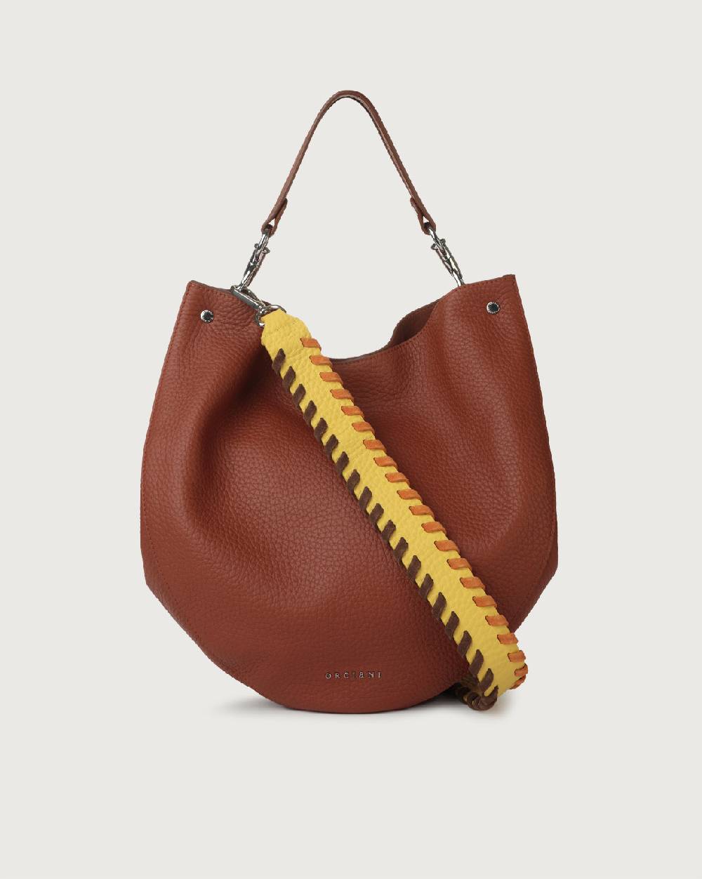 Orciani Tracolla crossbody Ethnic Soft in pelle Spedizione Gratuita