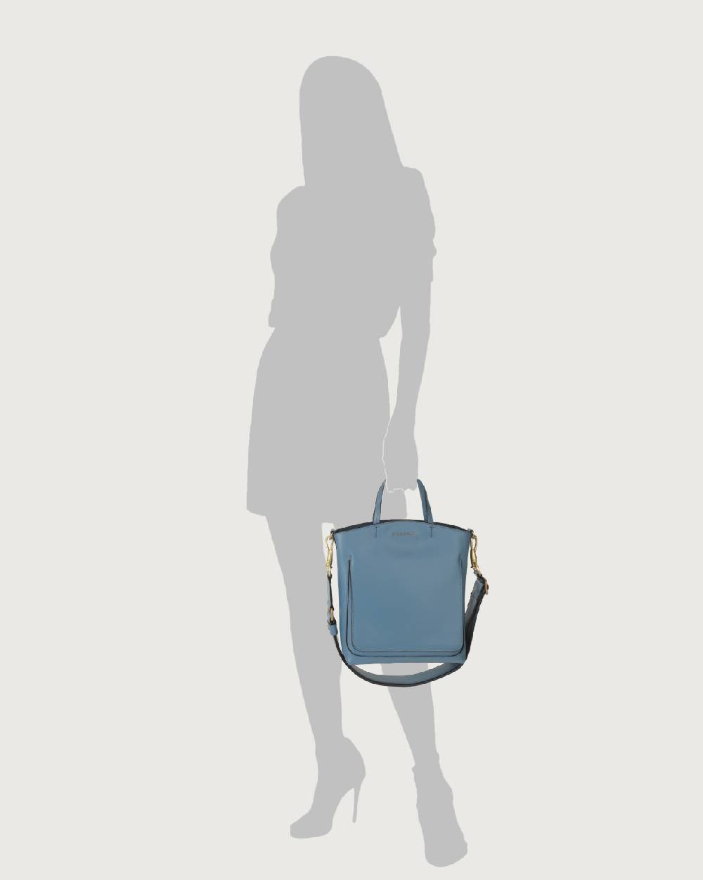Orciani Shopper piccola Vulona S Couture in pelle Shopping Online