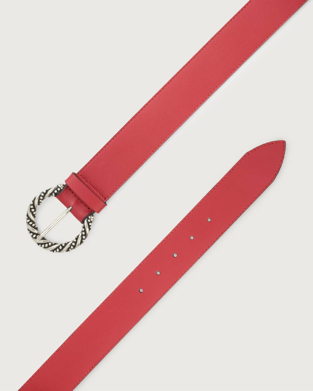 Orciani Cintura Couture in pelle 4 cm Sottocosto