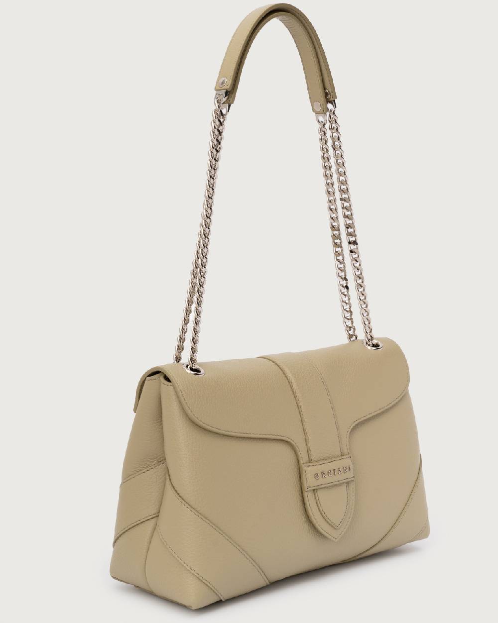 Orciani Borsa a spalla Alma M Sense in pelle Sconto