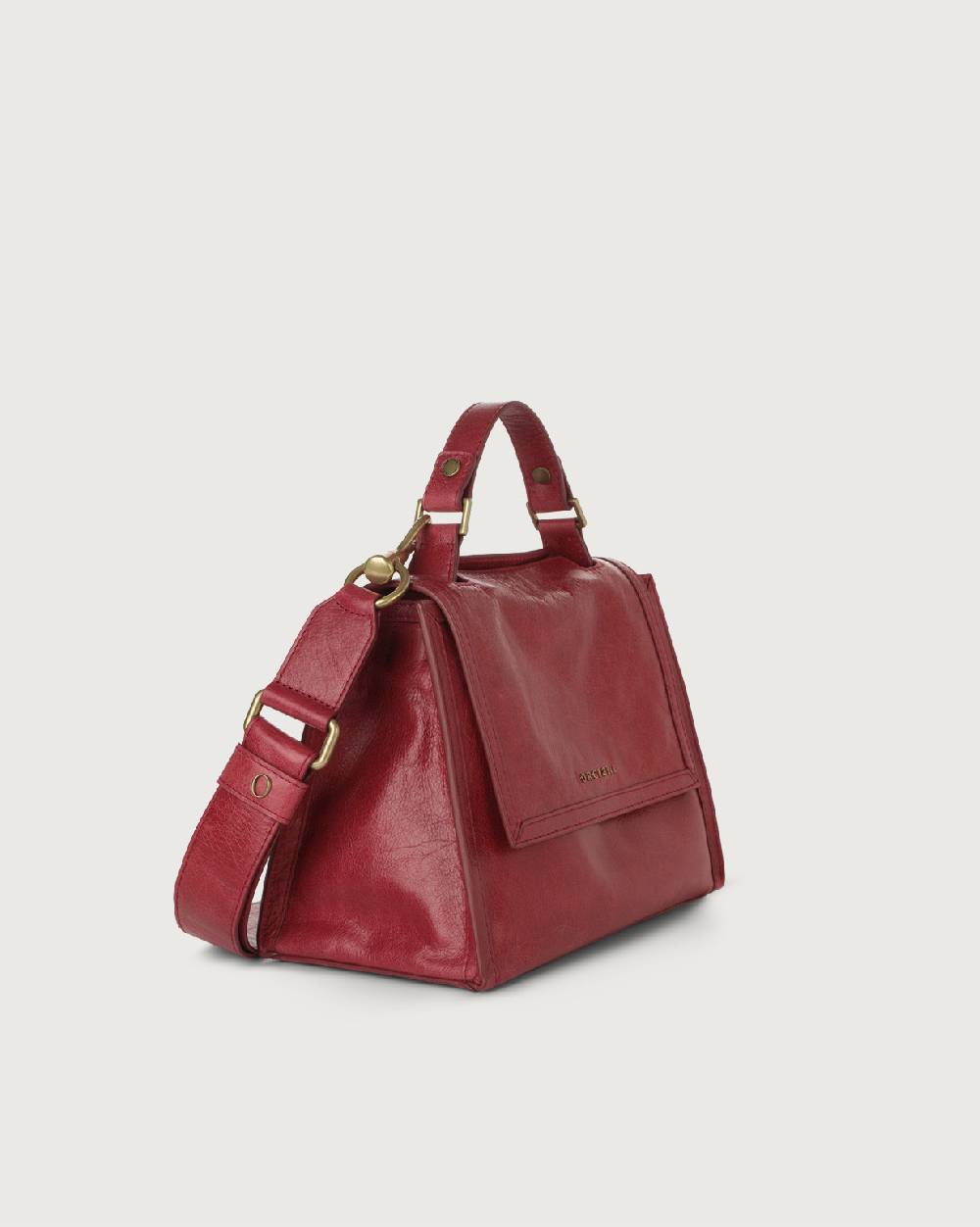 Orciani Borsa Sveva Notturno piccola in pelle con tracolla In Vendita