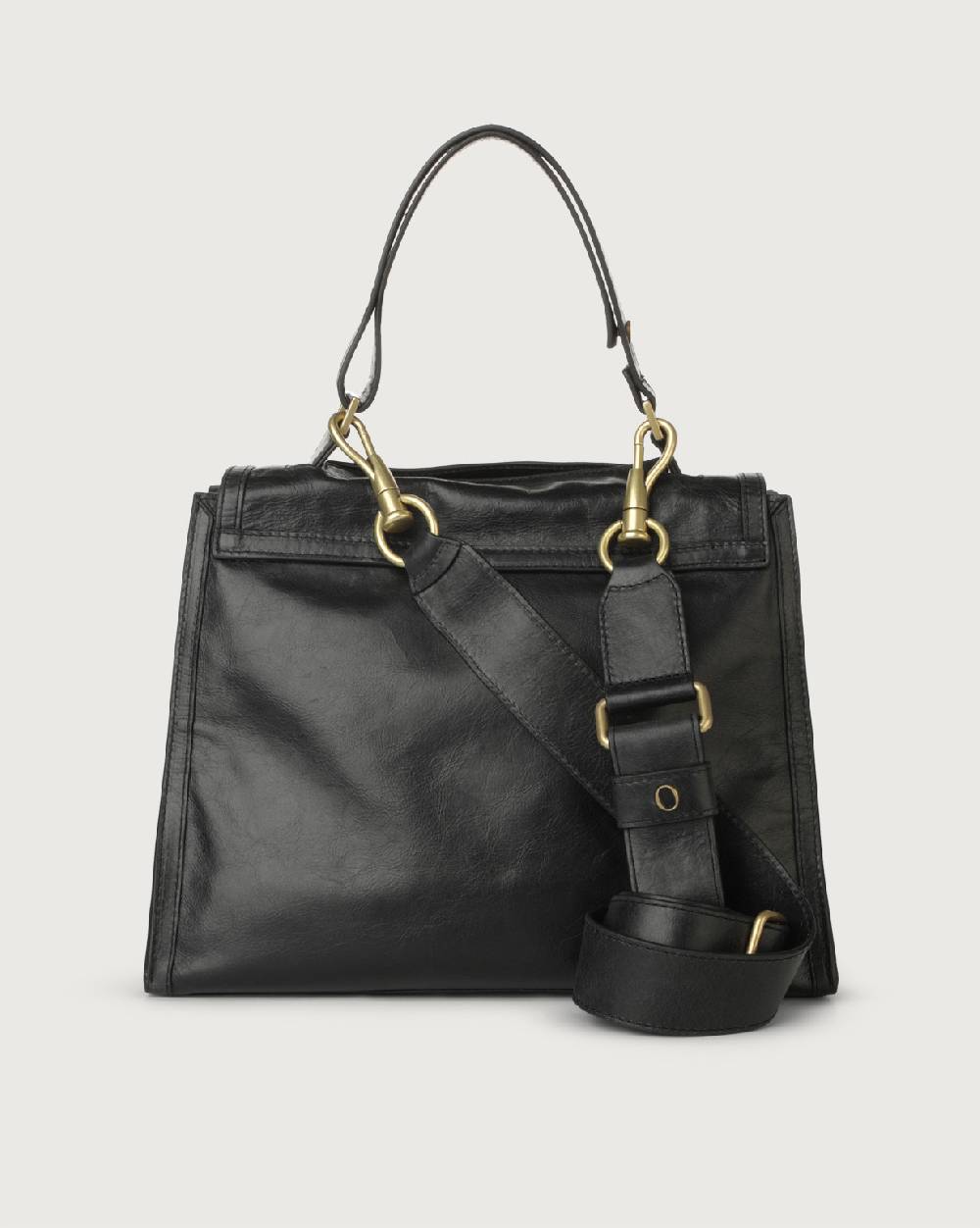 Orciani Borsa Sveva Notturno Media in pelle con tracolla Offerte