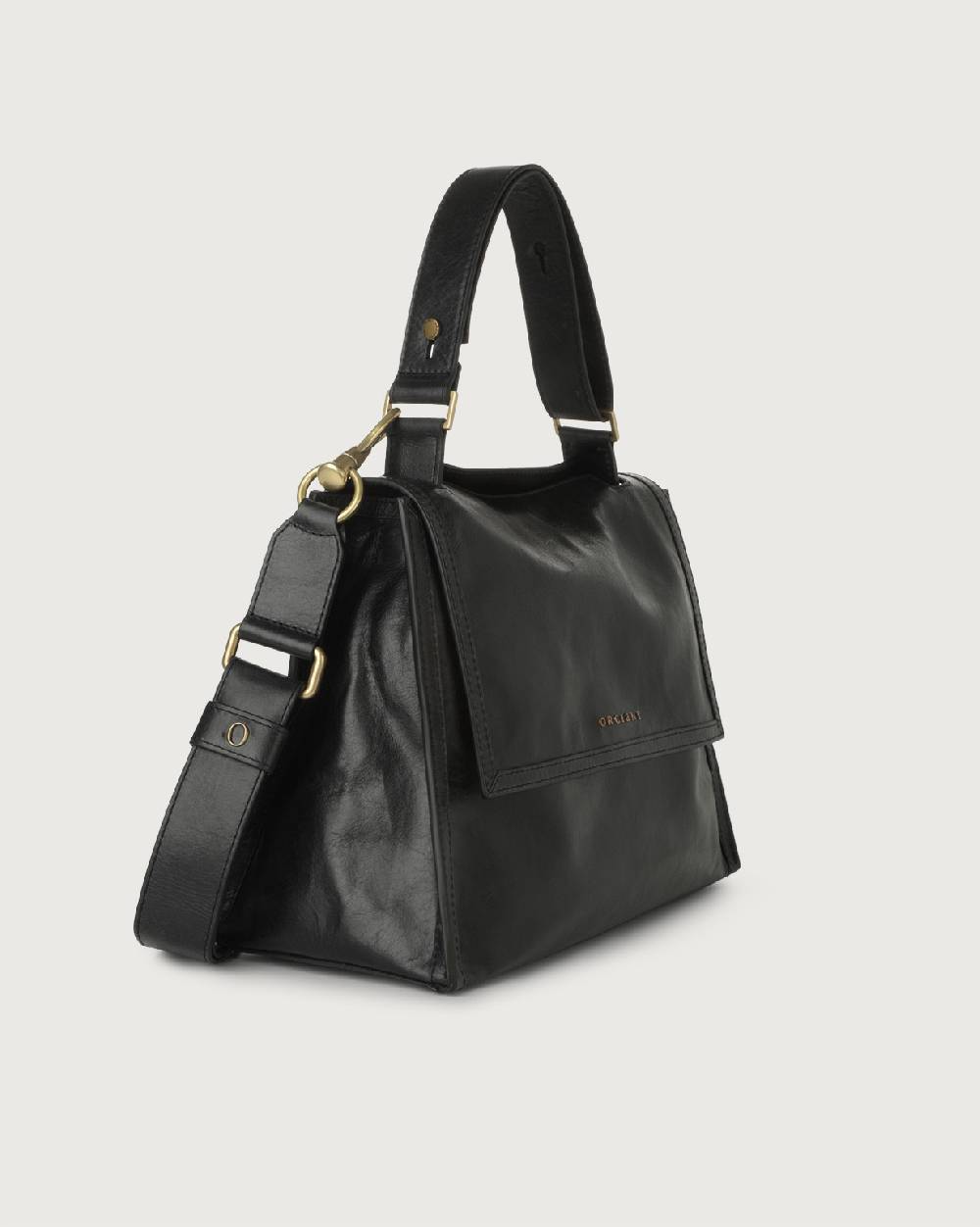 Orciani Borsa Sveva Notturno Media in pelle con tracolla Offerte