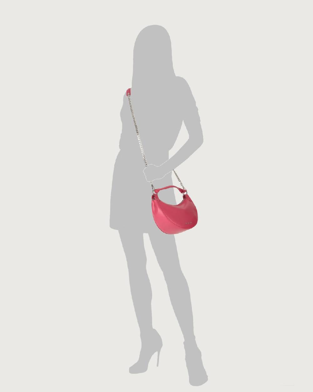 Orciani Mini Bag Dumpling Vanity in pelle con tracolla Vendita Calda