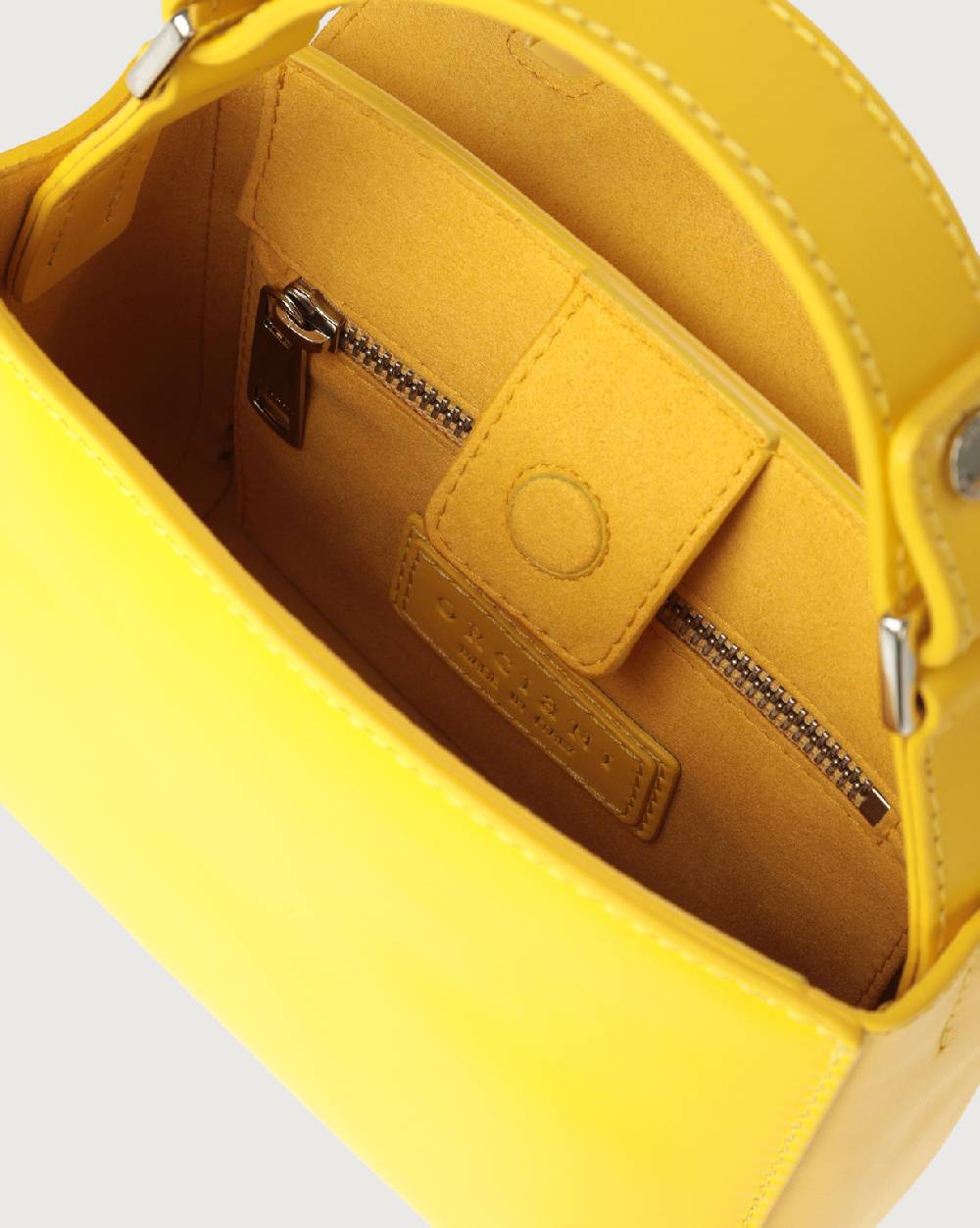 Orciani Borsa Sveva Vanity Mini a mano in pelle con tracolla Vendita Economica