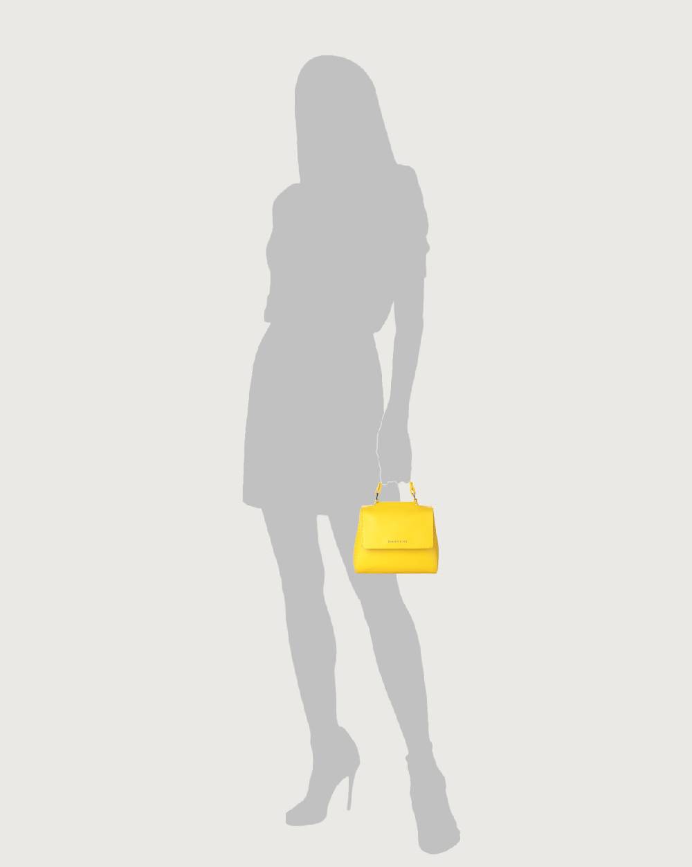 Orciani Borsa Sveva Vanity Mini a mano in pelle con tracolla Vendita Economica